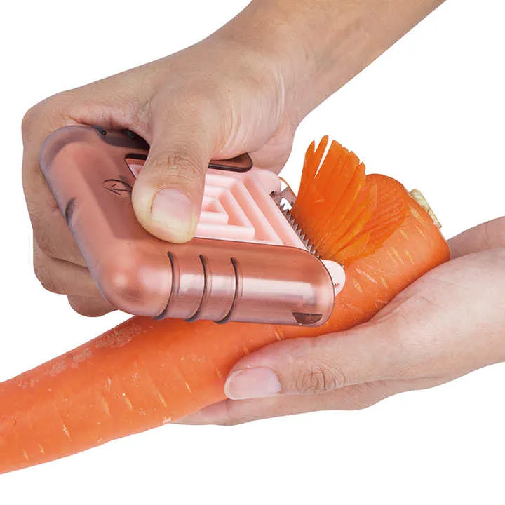1 متعددة الوظائف مقشرة الخضار الفاكهة 1 Multifunctional Fruit Vegetable Peeler