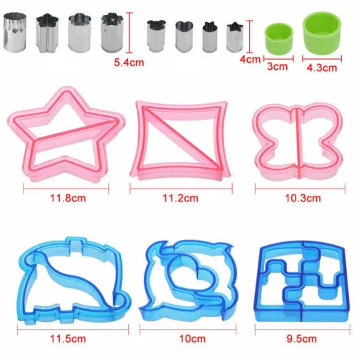 45PCS Sandwich Cutter Set | Kids DIY Toast Molds | Bread Food Moulds | Xmas Gift
