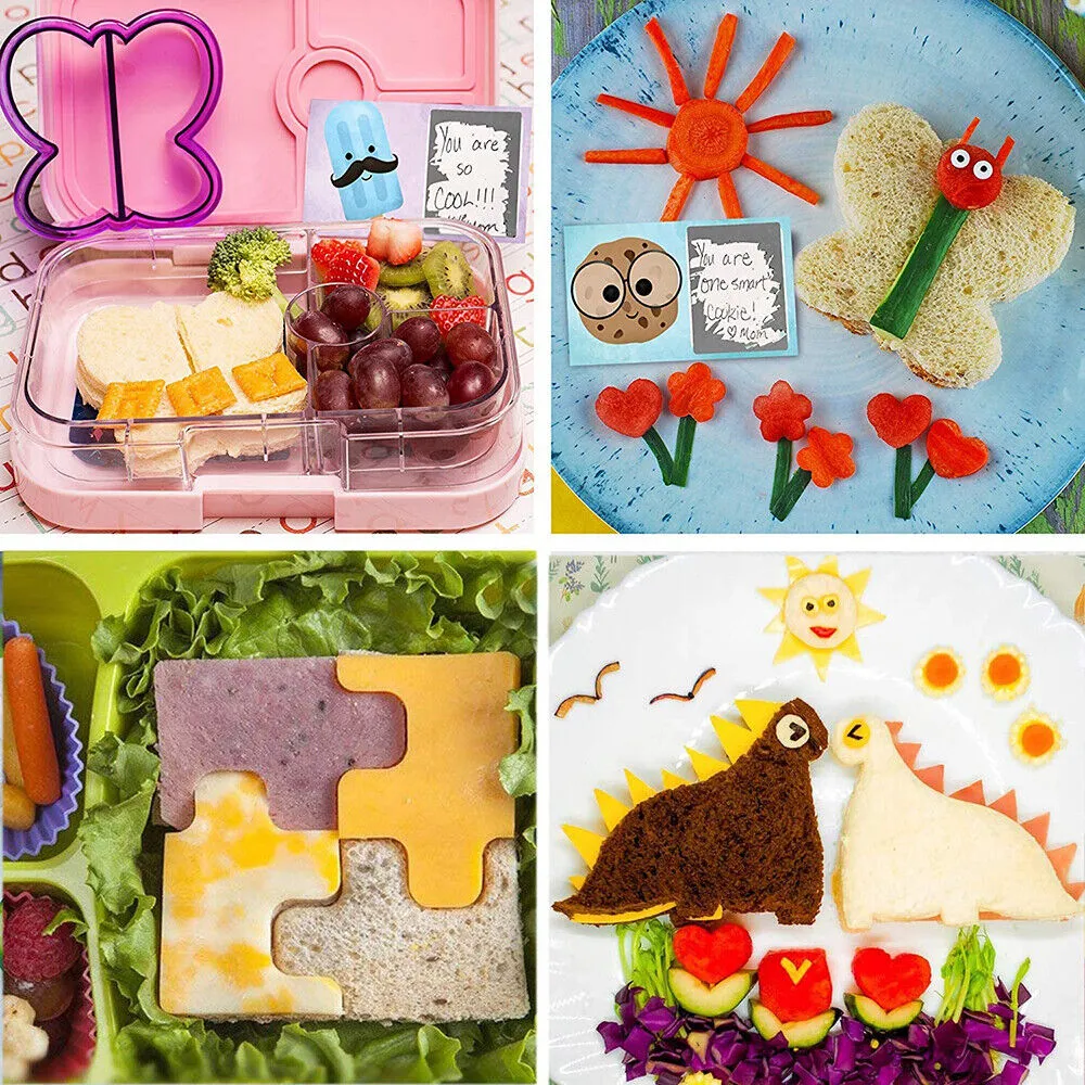 45PCS Sandwich Cutter Set | Kids DIY Toast Molds | Bread Food Moulds | Xmas Gift