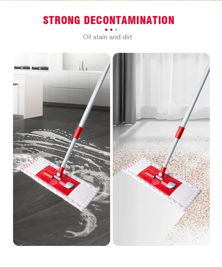 52Cm 360 Degrees Rotating Micro Fiber Flat Mop A130102