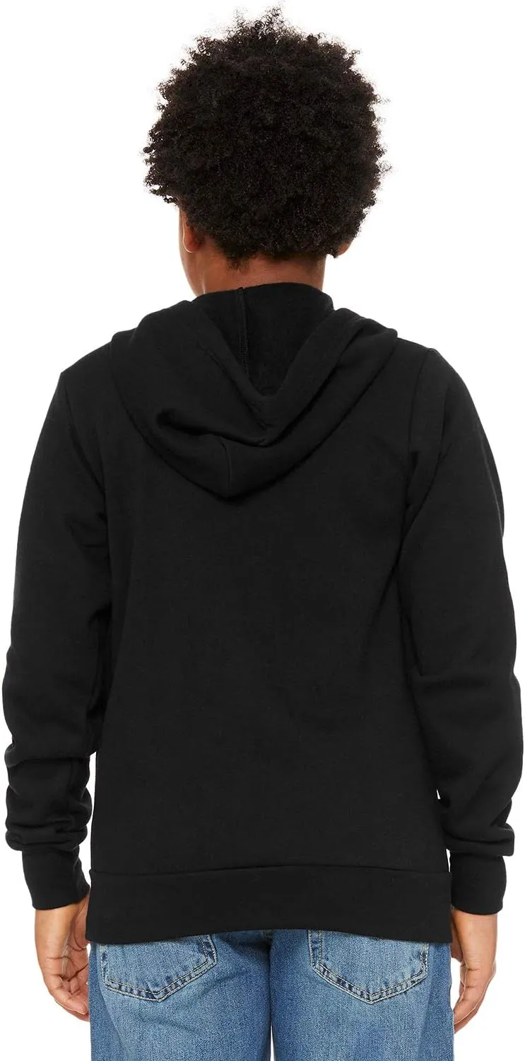 BELLA   CANVAS - Youth Sponge Fleece Full-Zip Hoodie - 3739Y