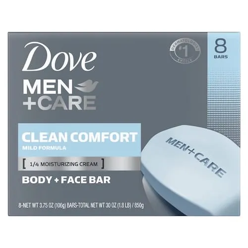 Dove Men Care Soap Clean Comfort x8