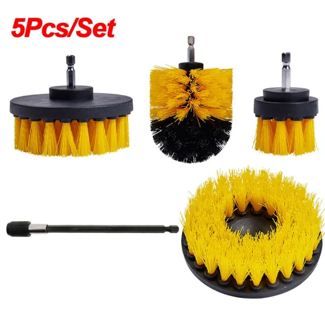 Electric Drill Brush Tub Shower Kitchen Auto Car Cleaning Tools