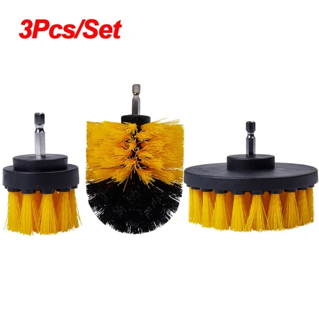 Electric Drill Brush Tub Shower Kitchen Auto Car Cleaning Tools