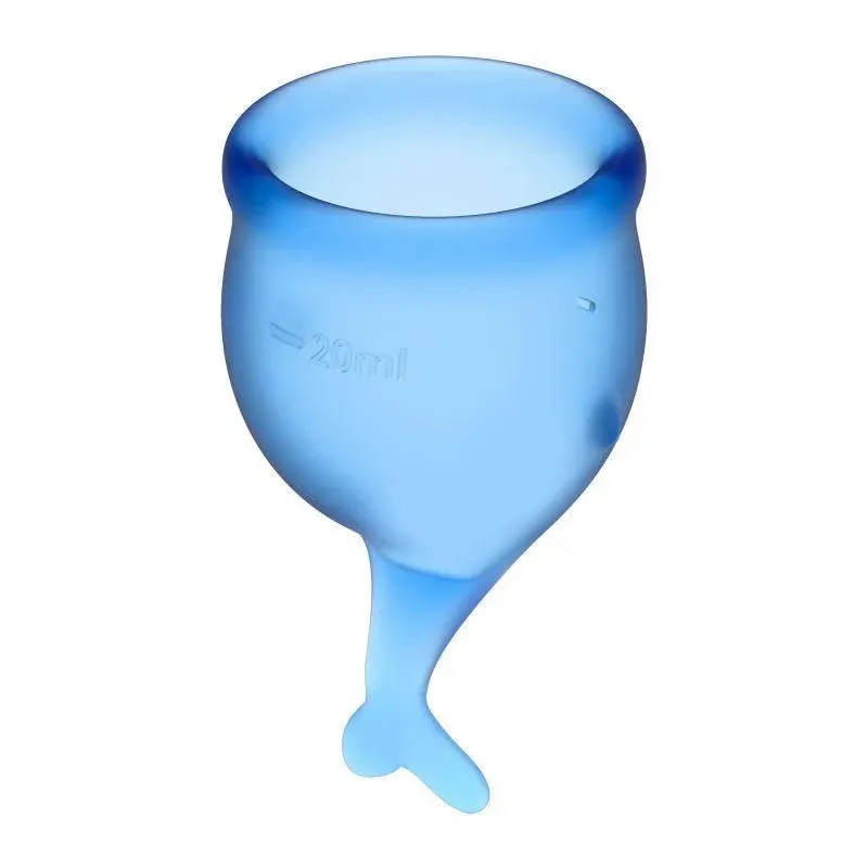 Feel Secure Menstrual Cup Dark Blue 2pcs
