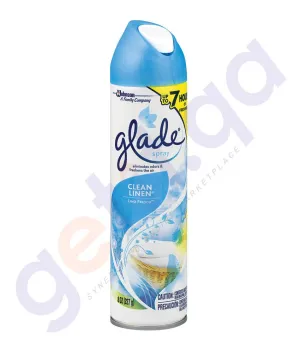 GLADE AEROSOL CLEAN LINEN  300ML