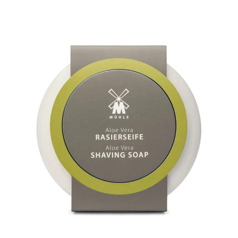 MUHLE Aloe Vera Shaving Soap in Porcelain Bowl