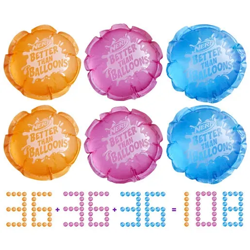 Nerf Better Than Balloons - 108 Water Pods