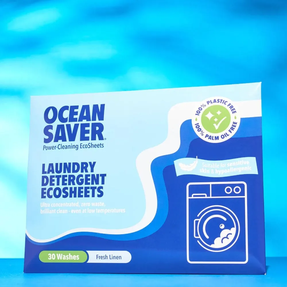 OceanSaver Laundry Detergent Sheets (30) Fresh Linen