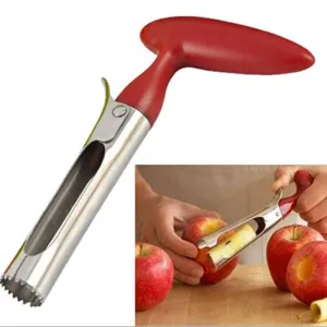 Red Kitchen Steel Fruit / Vegetable Corer