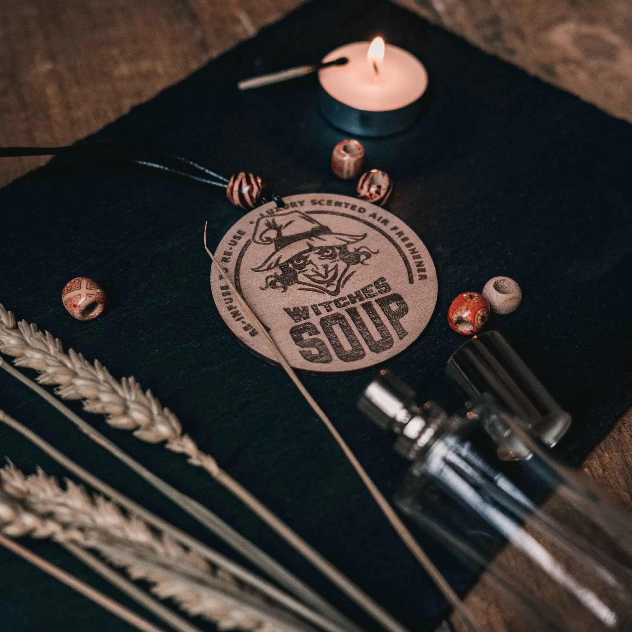 Reusable Car Air Freshener - 'Witches Soup' Design