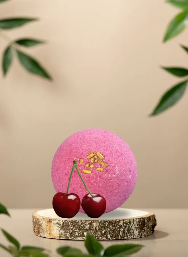 Soap&Friends Cherry Fizzy Bath Bomb - 110g