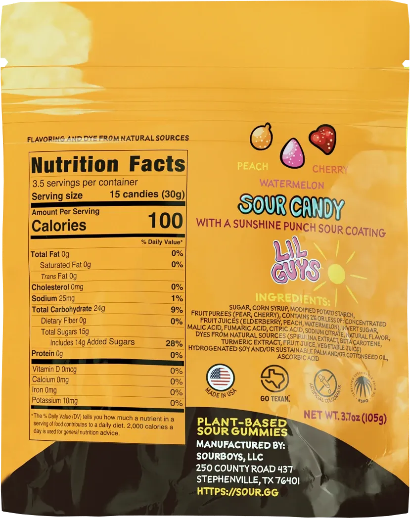 SourBoys Candy Lil Guys