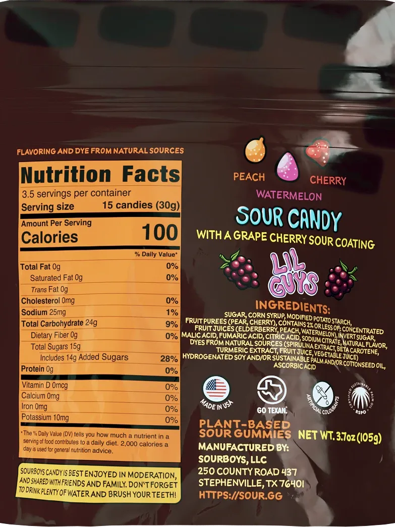 SourBoys Candy Lil Guys