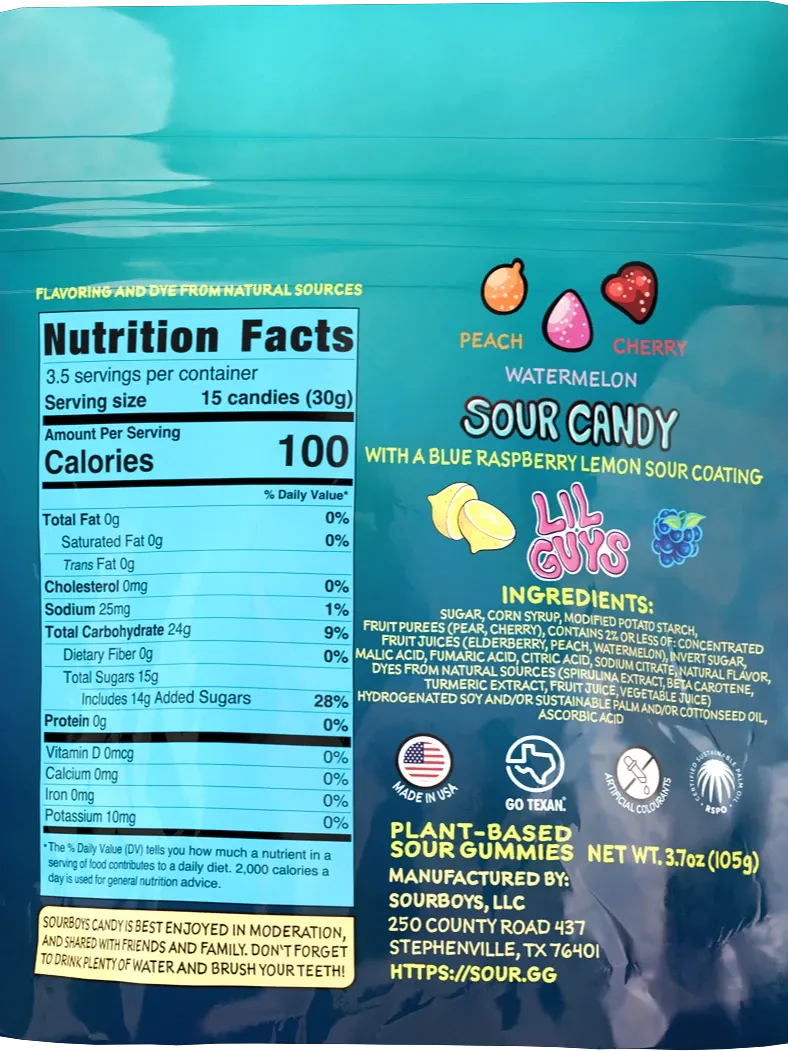 SourBoys Candy Lil Guys